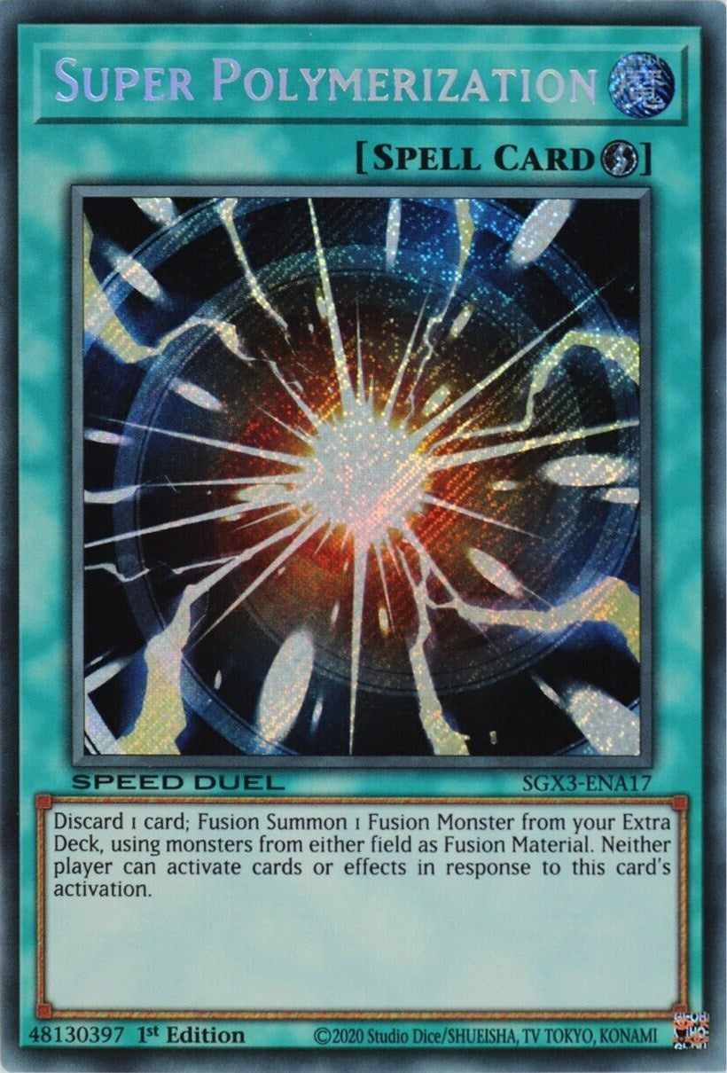 Super Polymerization [SGX3-ENA17] Secret Rare | Exor Games Summserside
