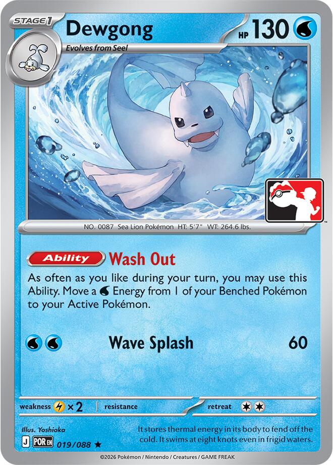 Dewgong (019/088) [Prize Pack Series Nine] | Exor Games Summserside