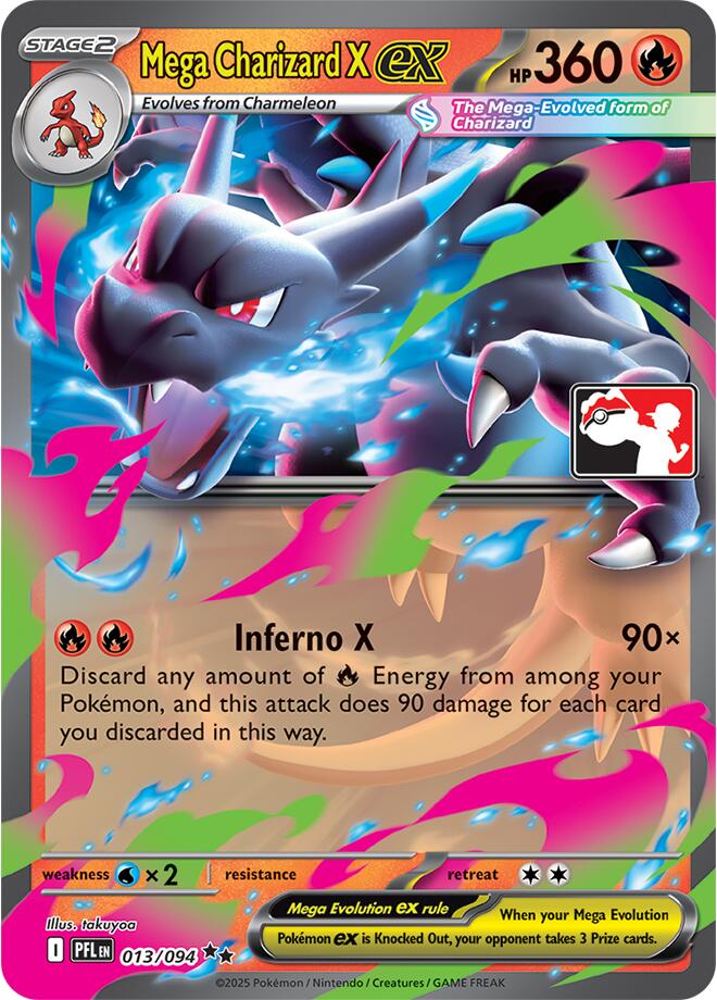 Mega Charizard X ex (013/094) [Prize Pack Series Nine] | Exor Games Summserside