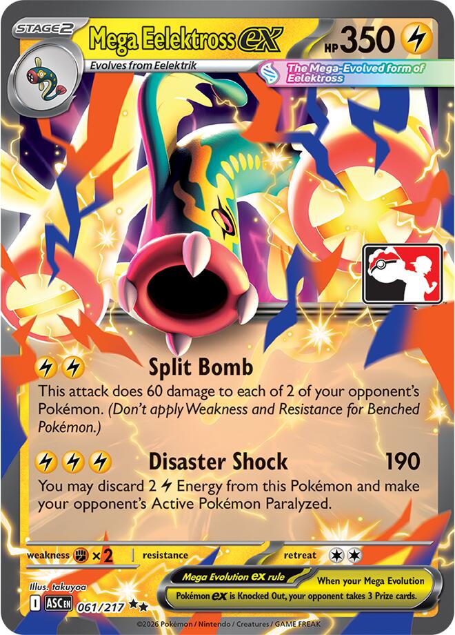 Mega Eelektross ex (061/217) [Prize Pack Series Nine] | Exor Games Summserside