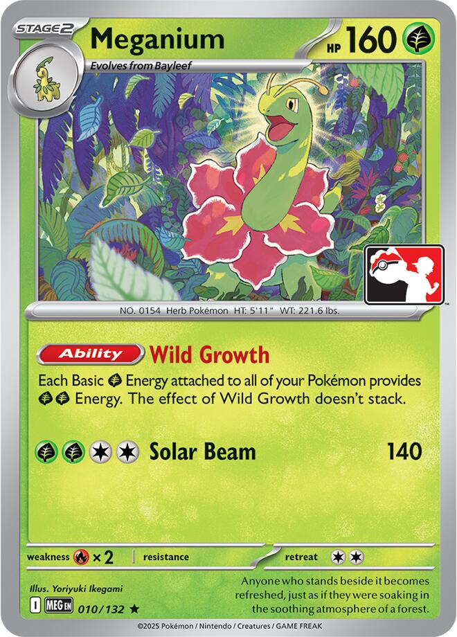 Meganium (010/132) [Prize Pack Series Nine] | Exor Games Summserside