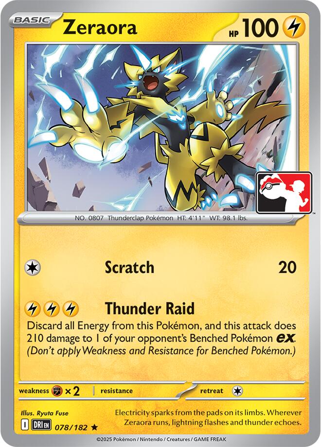 Zeraora (078/182) [Prize Pack Series Nine] | Exor Games Summserside