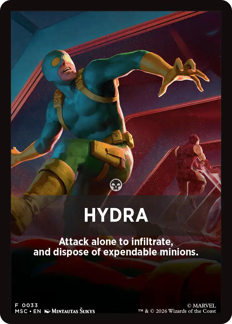 Hydra Theme Card [Marvel Super Heroes Commander] | Exor Games Summserside