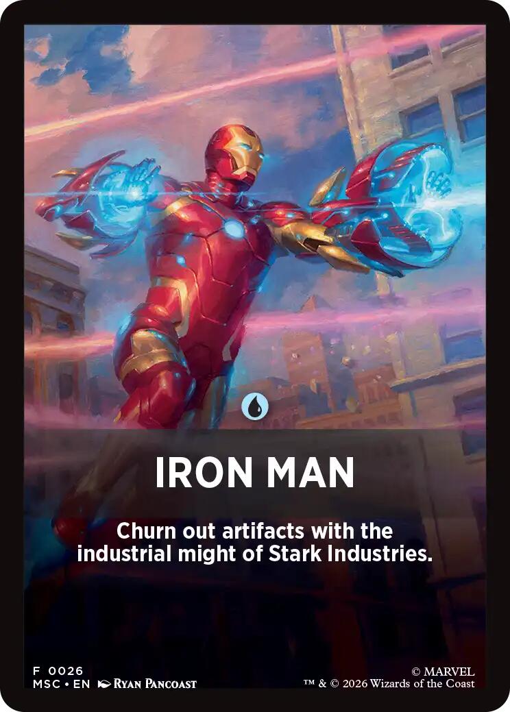 Iron Man Theme Card [Marvel Super Heroes Commander] | Exor Games Summserside