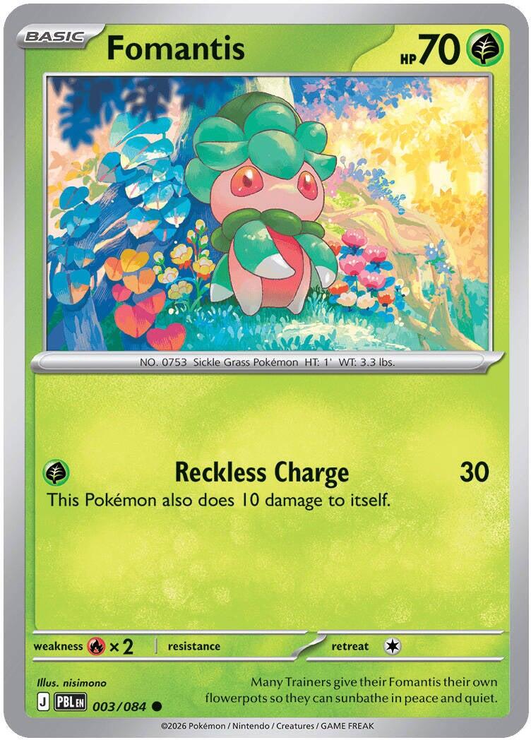 Fomantis (003/084) [Mega Evolution: Pitch Black] | Exor Games Summserside