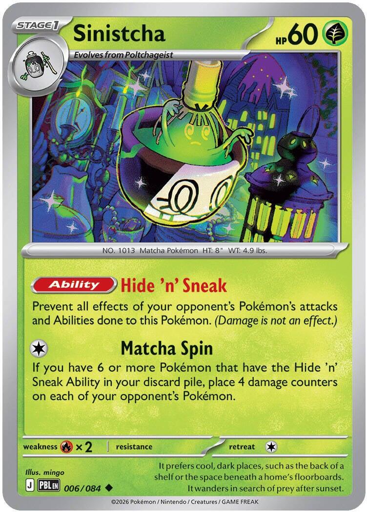 Sinistcha (006/084) [Mega Evolution: Pitch Black] | Exor Games Summserside
