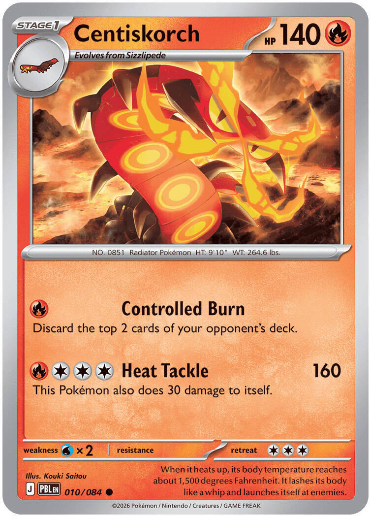 Centiskorch (010/084) [Mega Evolution: Pitch Black] | Exor Games Summserside