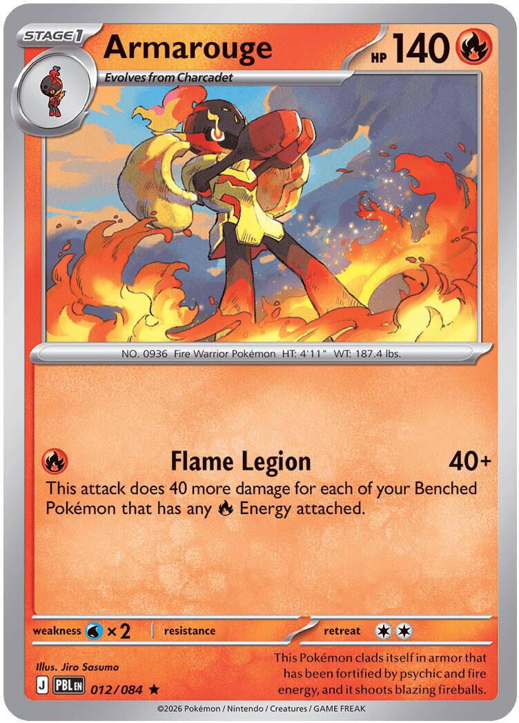 Armarouge (012/084) [Mega Evolution: Pitch Black] | Exor Games Summserside