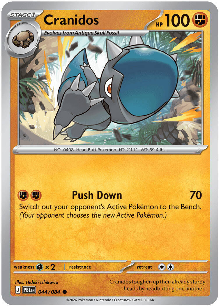 Cranidos (044/084) [Mega Evolution: Pitch Black] | Exor Games Summserside