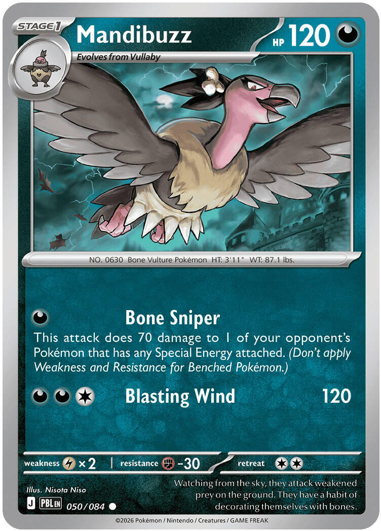 Mandibuzz (050/084) [Mega Evolution: Pitch Black] | Exor Games Summserside