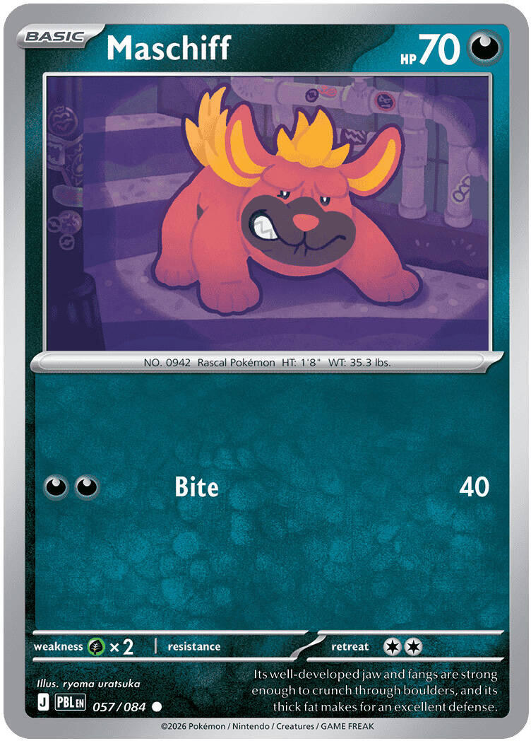 Maschiff (057/084) [Mega Evolution: Pitch Black] | Exor Games Summserside