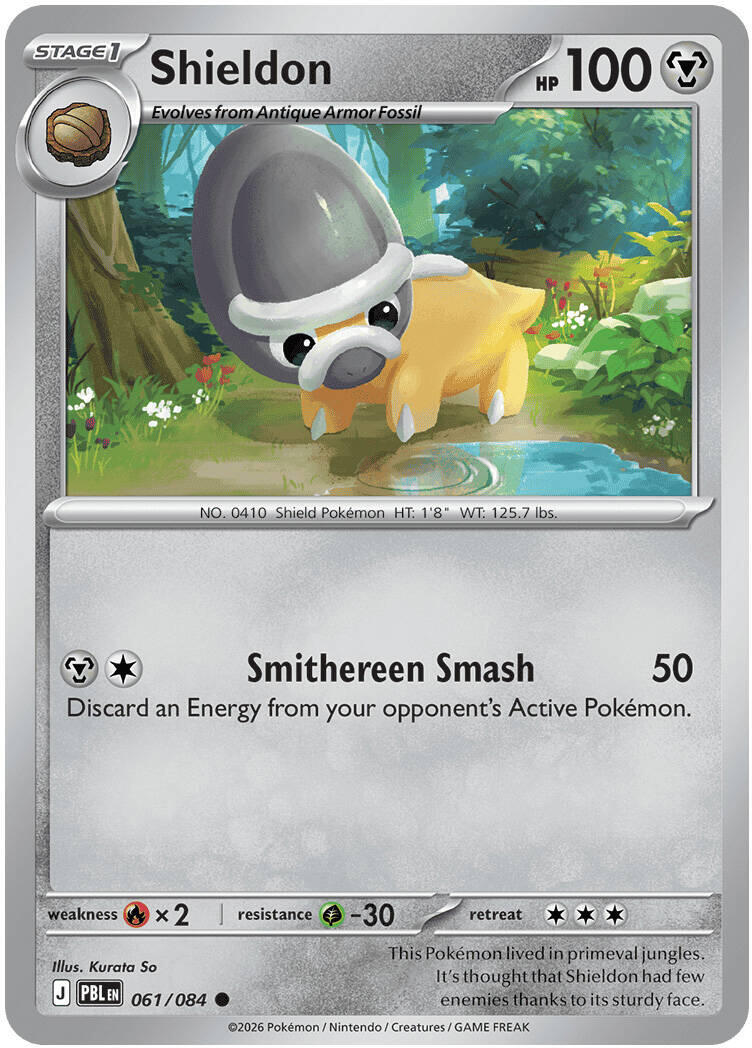Shieldon (061/084) [Mega Evolution: Pitch Black] | Exor Games Summserside