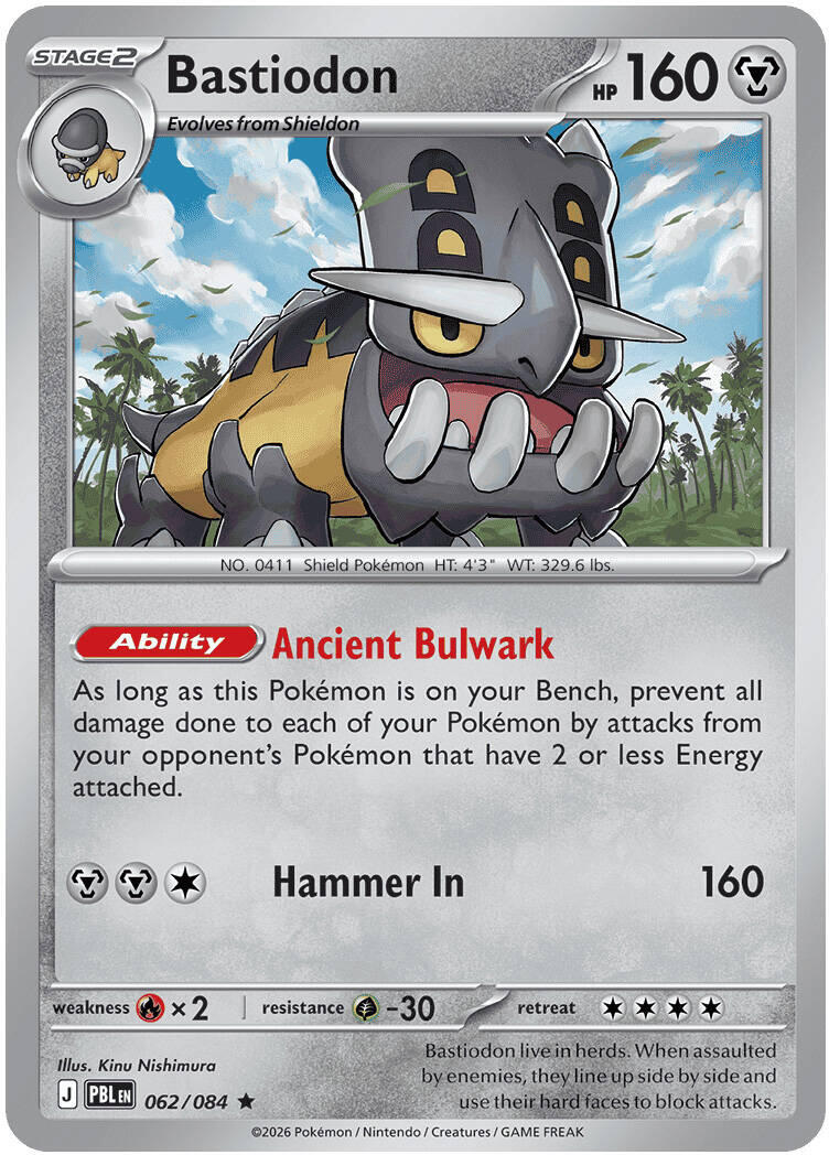 Bastiodon (062/084) [Mega Evolution: Pitch Black] | Exor Games Summserside