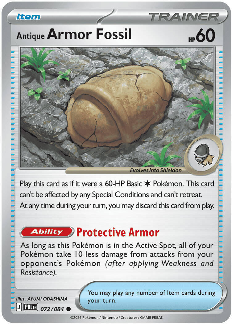 Antique Armor Fossil (072/084) [Mega Evolution: Pitch Black] | Exor Games Summserside