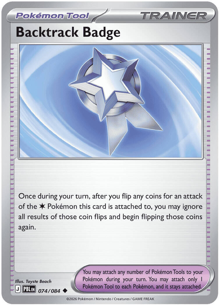 Backtrack Badge (074/084) [Mega Evolution: Pitch Black] | Exor Games Summserside