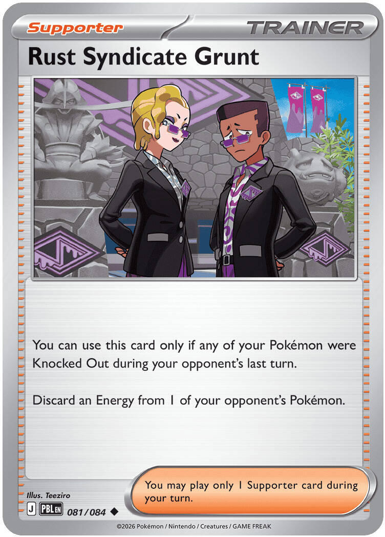 Rust Syndicate Grunt (081/084) [Mega Evolution: Pitch Black] | Exor Games Summserside