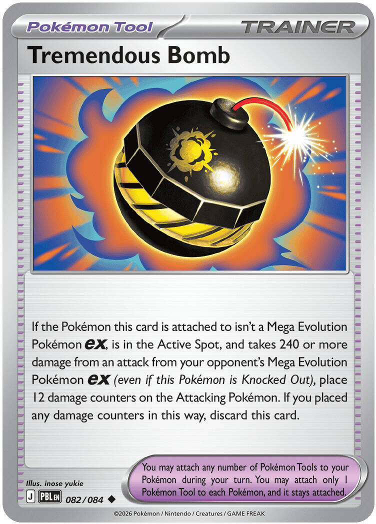 Tremendous Bomb (082/084) [Mega Evolution: Pitch Black] | Exor Games Summserside