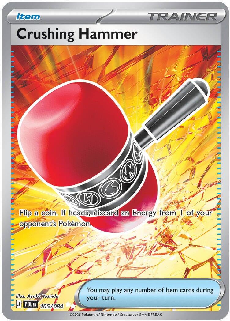 Crushing Hammer (105/084) [Mega Evolution: Pitch Black] | Exor Games Summserside