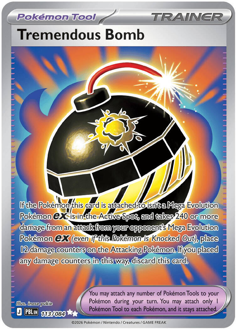 Tremendous Bomb (113/084) [Mega Evolution: Pitch Black] | Exor Games Summserside