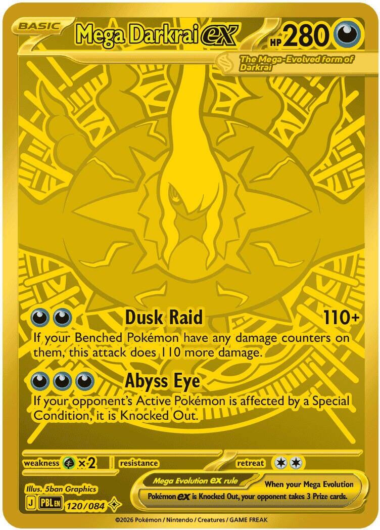 Mega Darkrai ex (120/084) [Mega Evolution: Pitch Black] | Exor Games Summserside