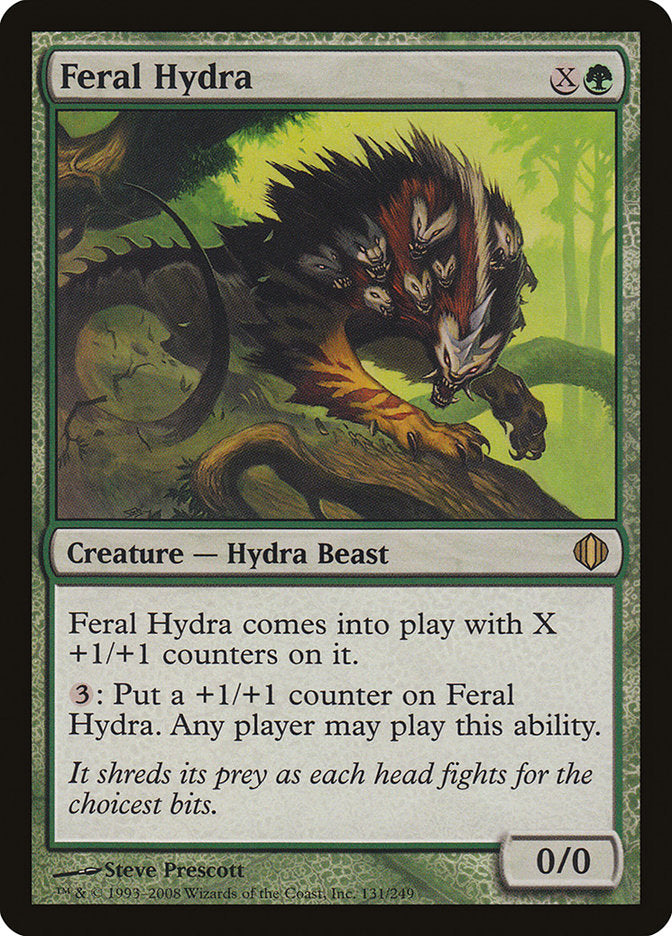 Feral Hydra (Oversized) [Oversize Cards] | Exor Games Summserside