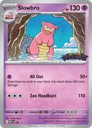Slowbro (083) (Pitch Black Stamped) [Mega Evolution Promo] | Exor Games Summserside