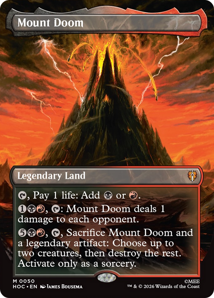 Mount Doom (Borderless) [The Hobbit: Eternal-Legal] | Exor Games Summserside