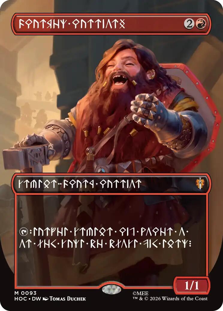 Dwarven Warriors (Borderless) (Dwarvish) [The Hobbit: Eternal-Legal] | Exor Games Summserside