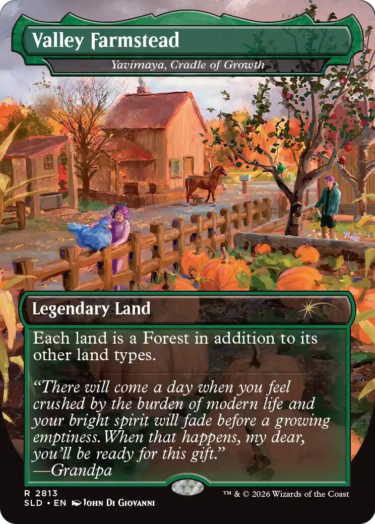 Valley Farmstead - Yavimaya, Cradle of Growth [Secret Lair Drop Series] | Exor Games Summserside