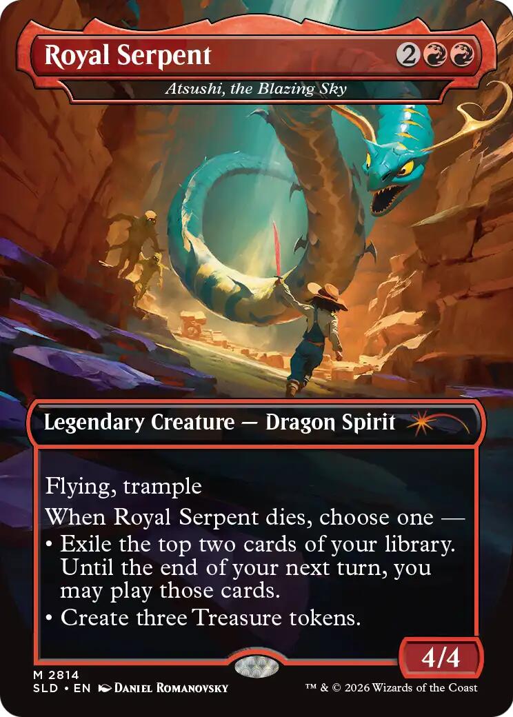 Royal Serpent - Atsushi, the Blazing Sky [Secret Lair Drop Series] | Exor Games Summserside