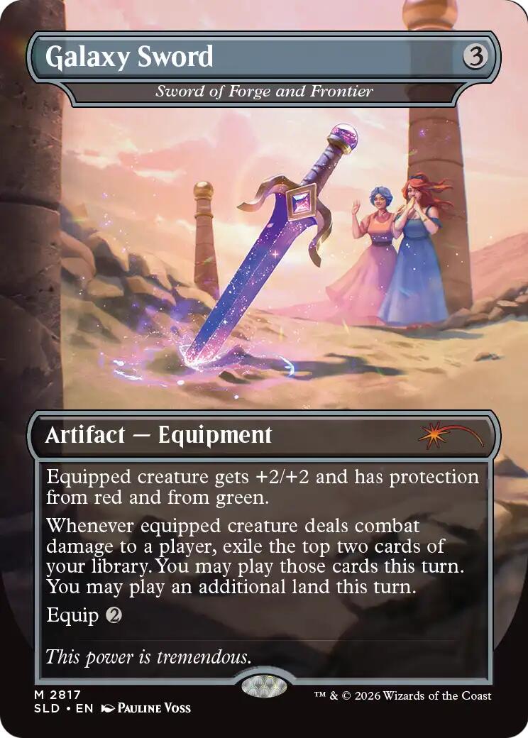 Galaxy Sword - Sword of Forge and Frontier [Secret Lair Drop Series] | Exor Games Summserside