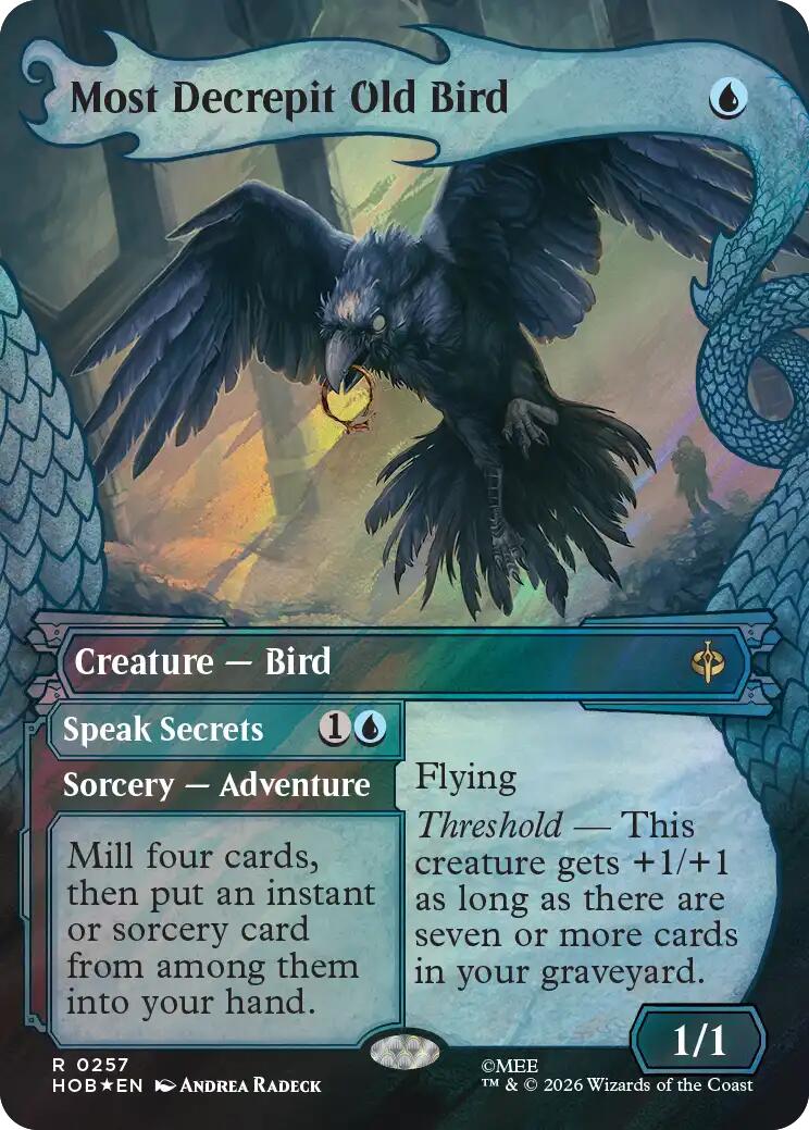 Most Decrepit Old Bird (Showcase) (Surge Foil) [The Hobbit] | Exor Games Summserside