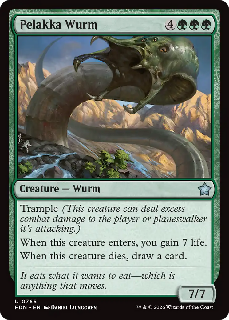 Pelakka Wurm (0765) [Foundations] | Exor Games Summserside