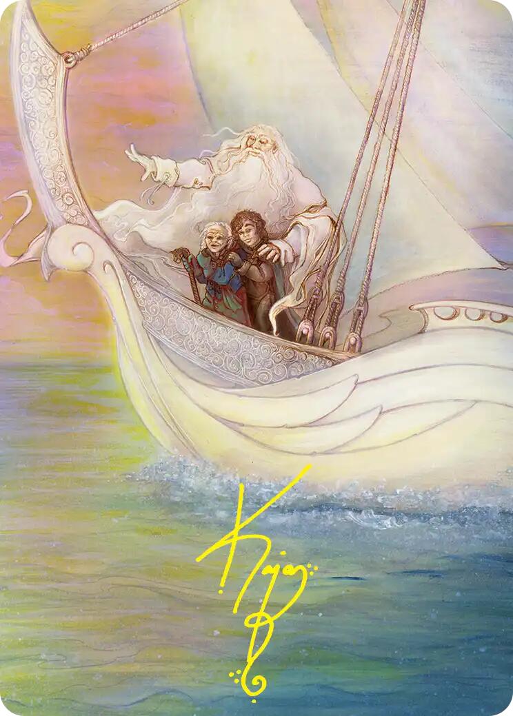 Dawn of a New Age Art Card (Gold-Stamped Signature) [The Hobbit Art Series] | Exor Games Summserside