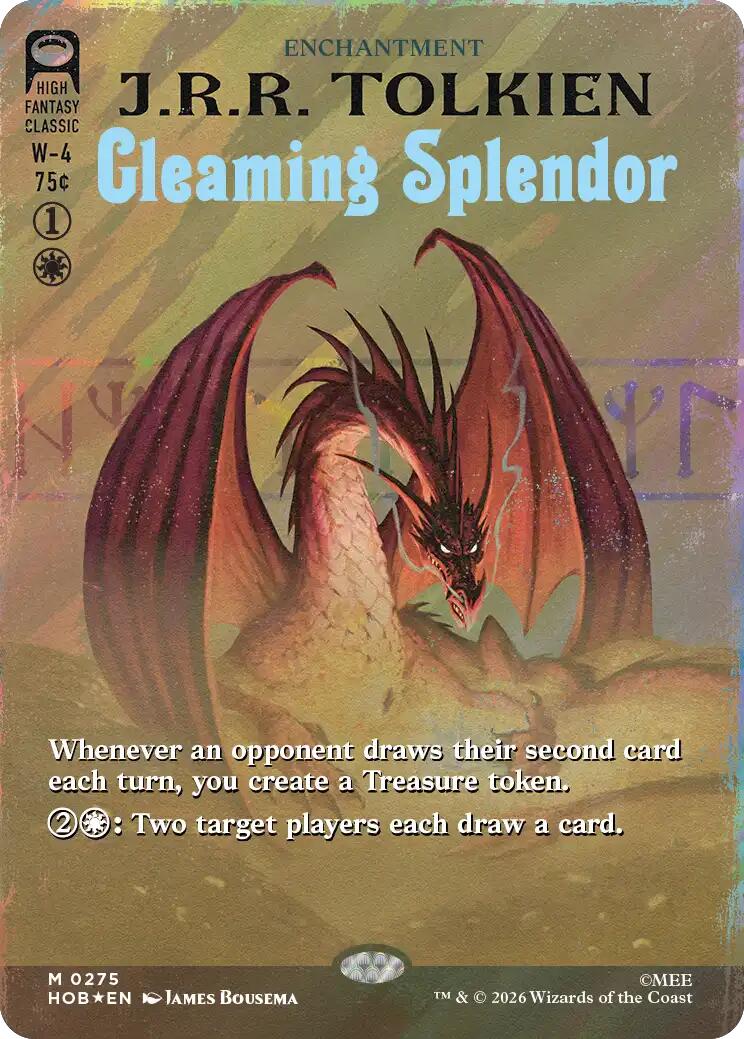 Gleaming Splendor (Borderless) (Surge Foil) [The Hobbit] | Exor Games Summserside