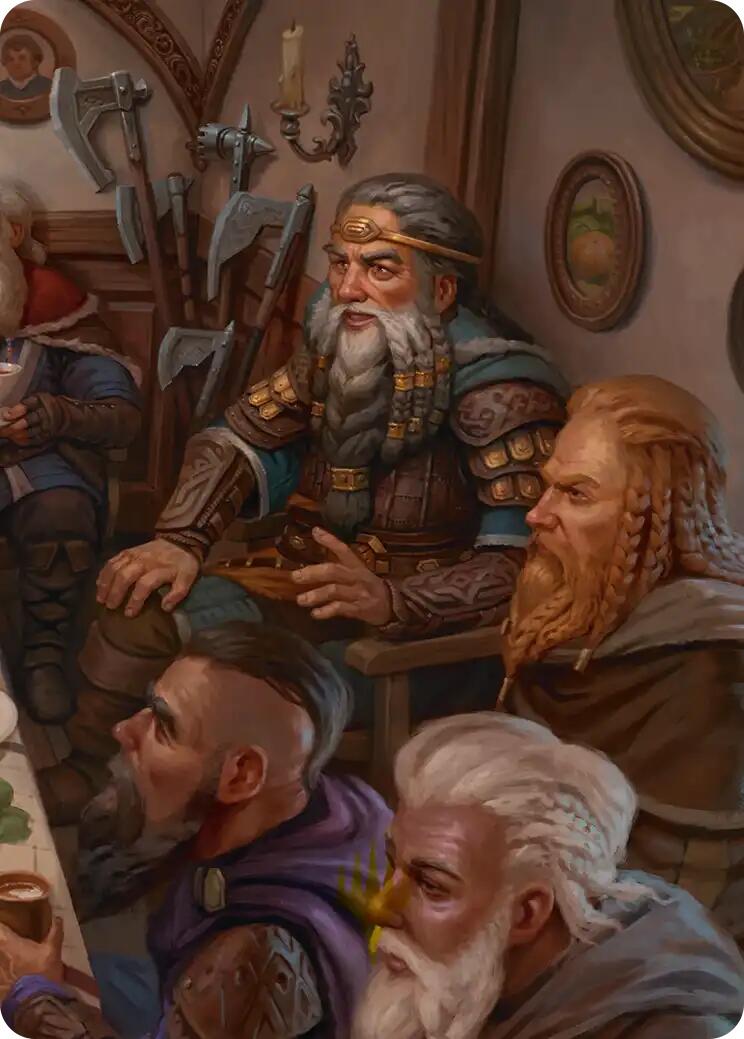 Thorin, King of Durin's Folk Art Card (3/12) [The Hobbit Art Series] | Exor Games Summserside
