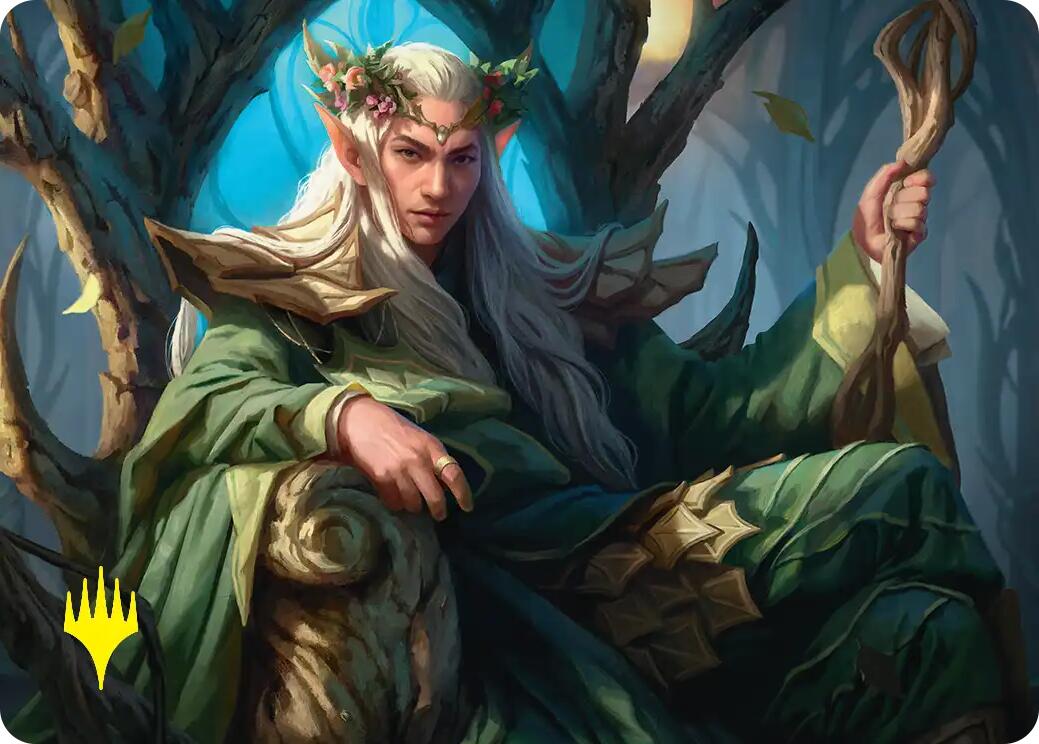 Thranduil, the Elvenking Art Card (Gold-Stamped) [The Hobbit Art Series] | Exor Games Summserside