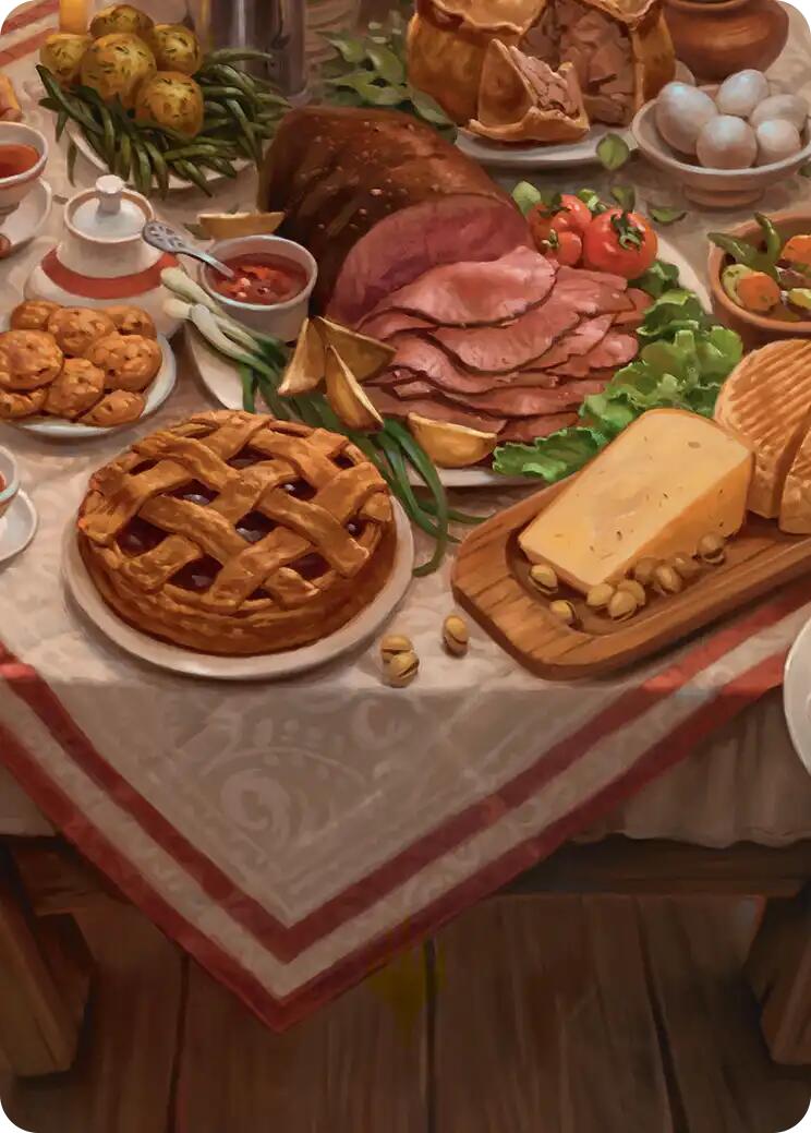 Bag End Banquet Art Card (5/12) [The Hobbit Art Series] | Exor Games Summserside