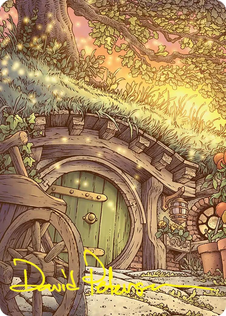 Plains (Summer) Art Card (Gold-Stamped Signature) [The Hobbit Art Series] | Exor Games Summserside