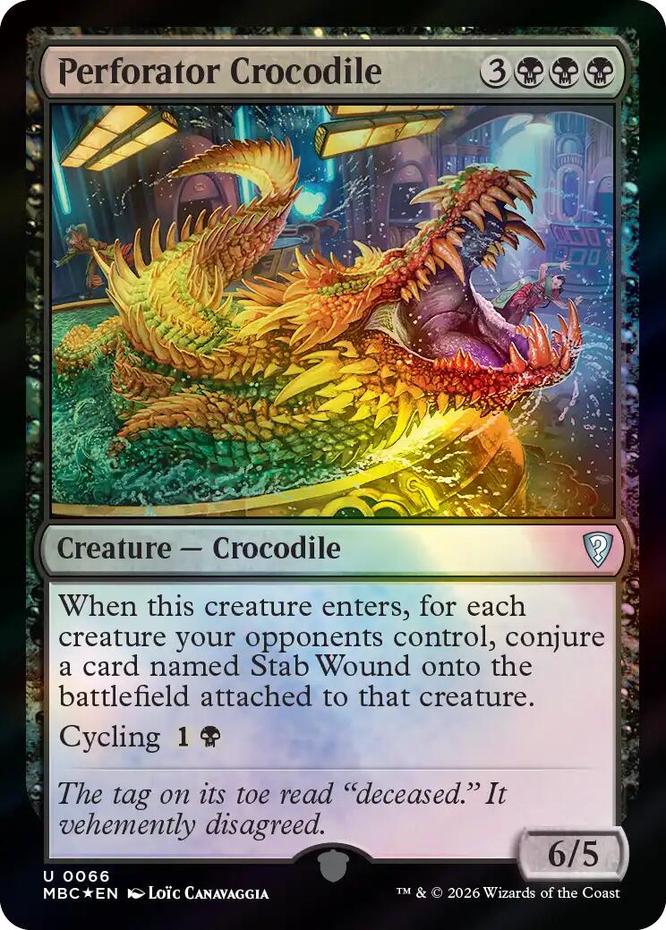 Perforator Crocodile [Mystery Booster: Commander Edition] | Exor Games Summserside
