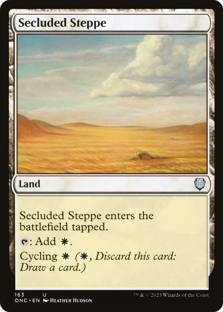 Secluded Steppe [Phyrexia: All Will Be One Commander] | Exor Games Summserside