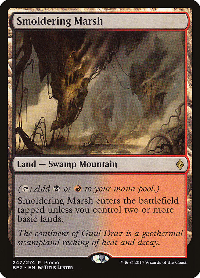 Smoldering Marsh (Promo) [Standard Showdown Promos] | Exor Games Summserside