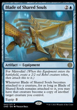 Blade of Shared Souls (Promo Pack) [Phyrexia: All Will Be One Promos] | Exor Games Summserside