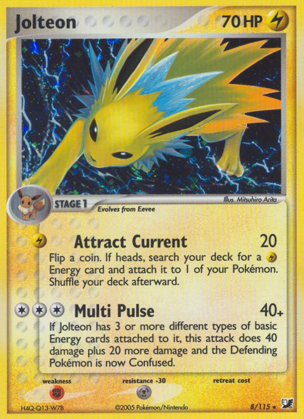 Jolteon (8/115) [EX: Unseen Forces] | Exor Games Summserside