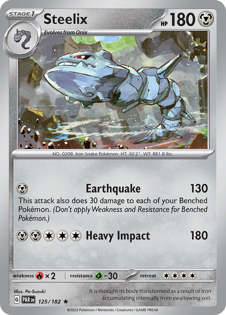 Steelix (125/182) [Scarlet & Violet: Paradox Rift] | Exor Games Summserside