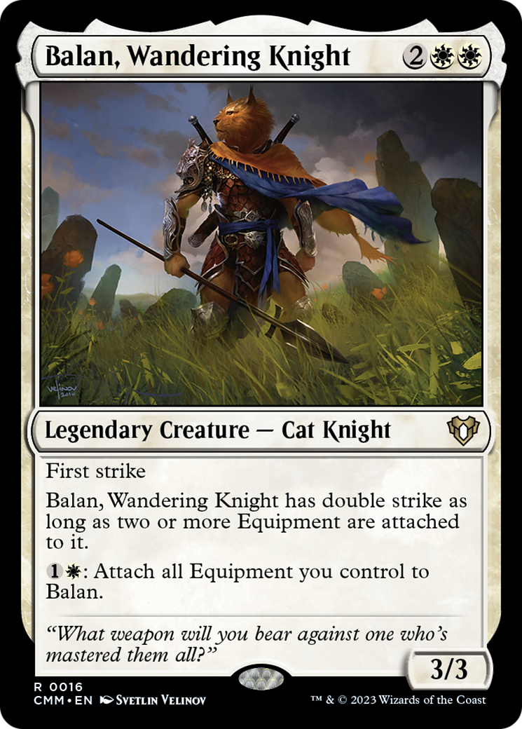 Balan, Wandering Knight [Commander Masters] | Exor Games Summserside