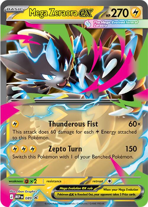 Mega Zeraora ex (089) [Mega Evolution Promo] | Exor Games Summserside