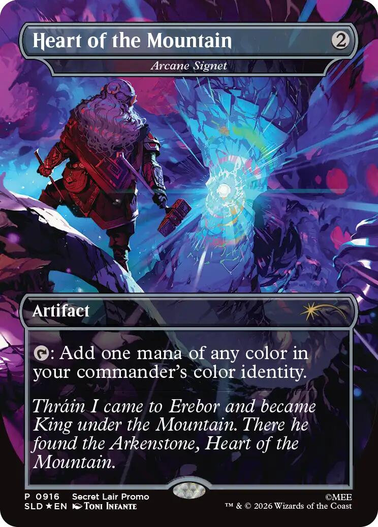 Heart of the Mountain - Arcane Signet [Secret Lair Drop Series] | Exor Games Summserside