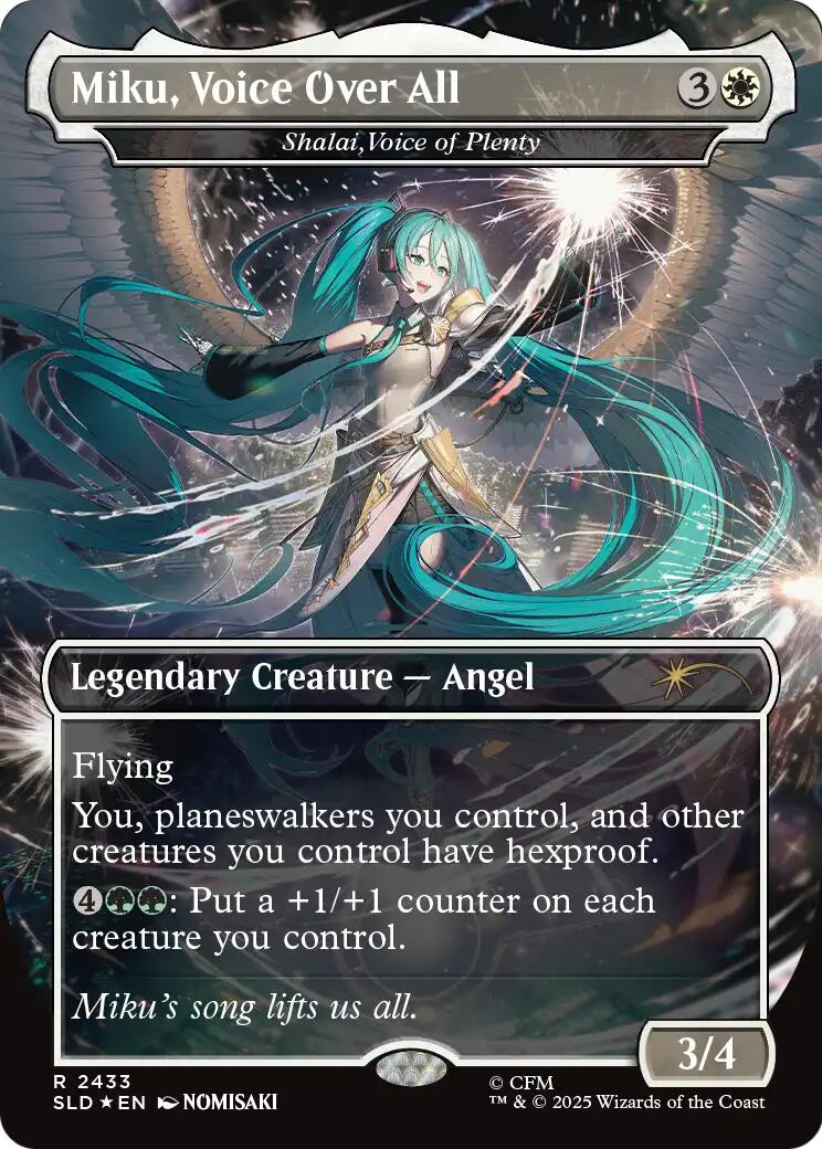 Miku, Voice Over All - Shalai, Voice of Plenty [Secret Lair Drop Series] | Exor Games Summserside