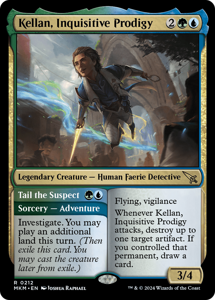 Kellan, Inquisitive Prodigy // Tail the Suspect [Murders at Karlov Manor] | Exor Games Summserside